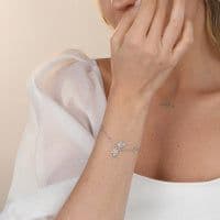 image-Sterling Silver Dragonfly Bracelet for Women Teens Birthday Anniversary