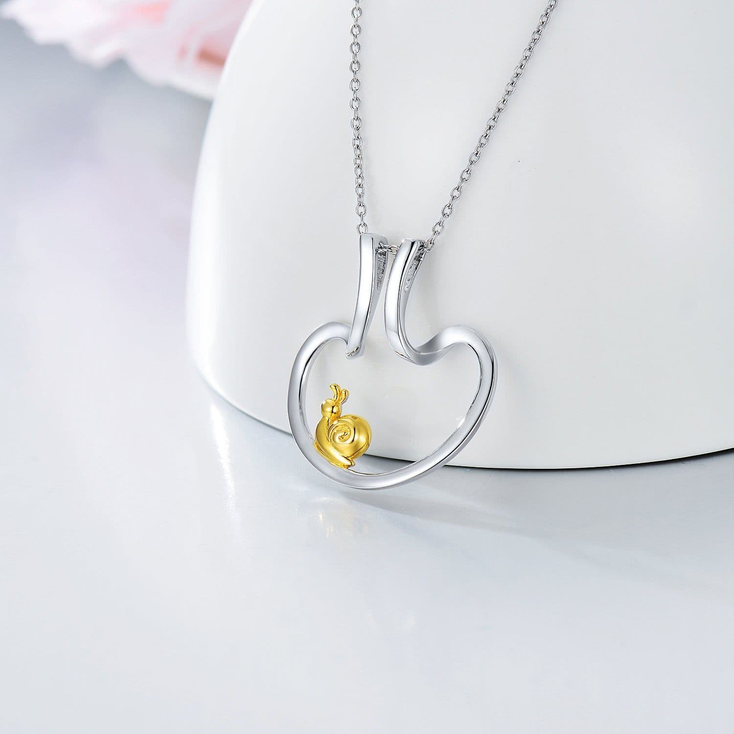 image-925 Sterling Silver Snails Celtic Cross Ring Holder Pendant Necklaces