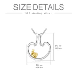 image-925 Sterling Silver Snails Celtic Cross Ring Holder Pendant Necklaces