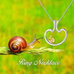 image-925 Sterling Silver Snails Celtic Cross Ring Holder Pendant Necklaces