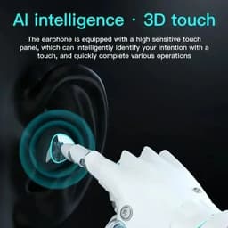 image-New Product Private Model Wireless Bluetooth Earphones TWS Large Screen Intelligent Digital Display In Ear Breathing Light