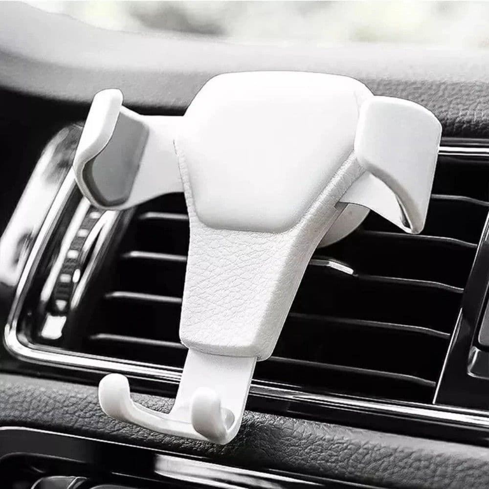 image-Universal Gravity Phone Holder Car Air Vent Mount Metal Mobile Stand GPS Support For Smartphone Air Vent Stand Cradle For Mobile Cell Phone