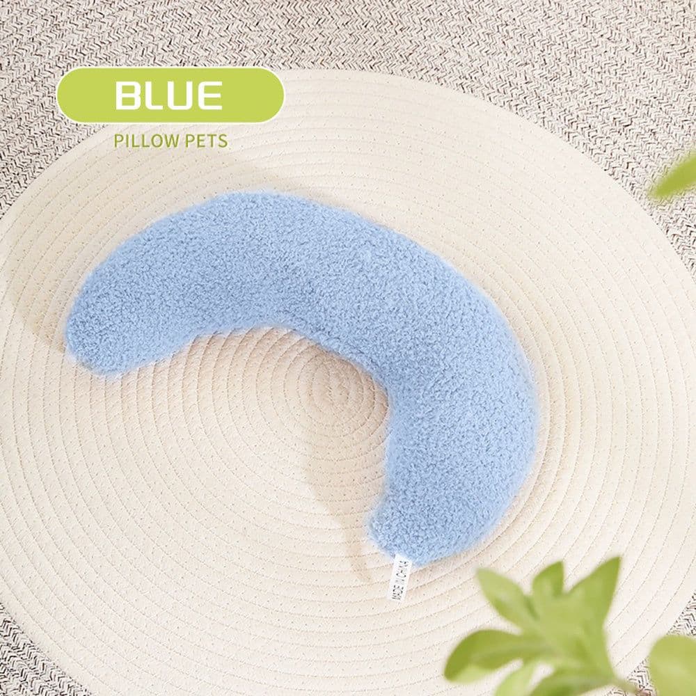 image-Pillow For Cats, U-Shaped Pillow Equipped With An Adjustable Cat Collar, For Pet Cervical Protection Sleeping Improve For Cat To Lay On Cat Bed Pillow Ultra Soft Pet Pillows