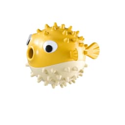 image-Dog Chew Toys, Dog Squeaky Toys For Aggressive Chewers, Tough Durable Fish Shape Interactive Dog Teeth Grinding Toy For Small Medium Large Puppy Dogs Yellow