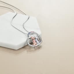image-Sister Necklace Sterling Silver Always My Sister Forever My Friend Sisters Birthday Gifts