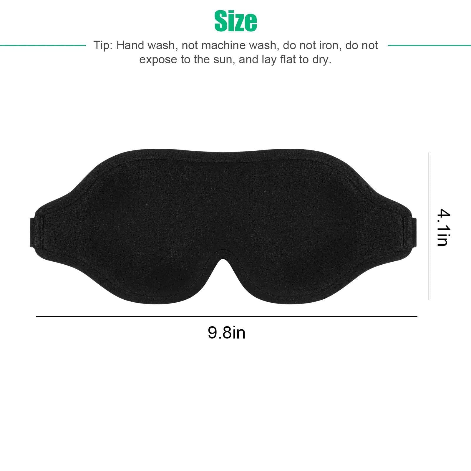 image-3D Travel Silk Eye Mask Sleeping Soft Padded Shade Cover Rest Relax Blindfold Men Women Night Sleeping Mask Cover Eye