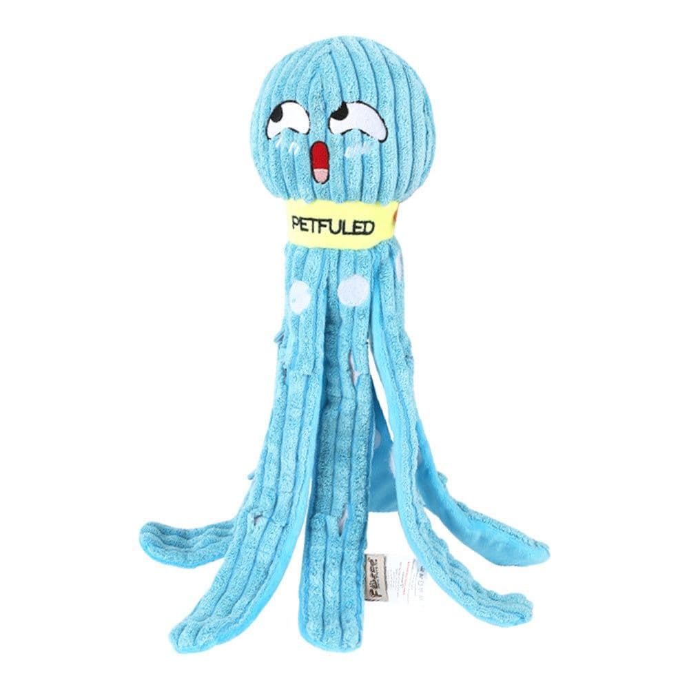 image-Dog Snuffle Toy Dog Plush Octopus Toys, Dog Puzzle Games Interactive Puppy Toys Chew Toys Slow Feeding Games
