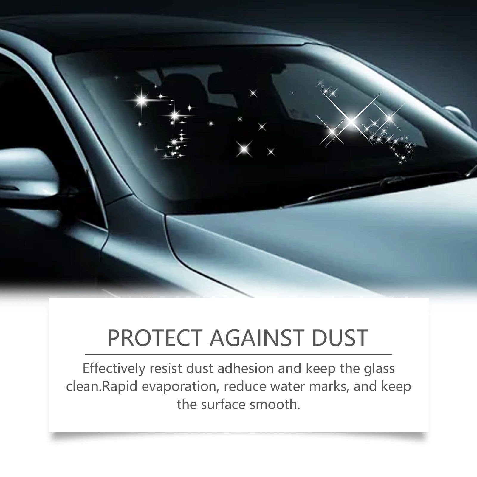 image-Automotive Oil Film Cleaning Brush, Windshield Cleaner Tool, All In One Wipe On Oil Film Remover, Car Glass Oil Film Cleaner With Reusable Foam Sprayer