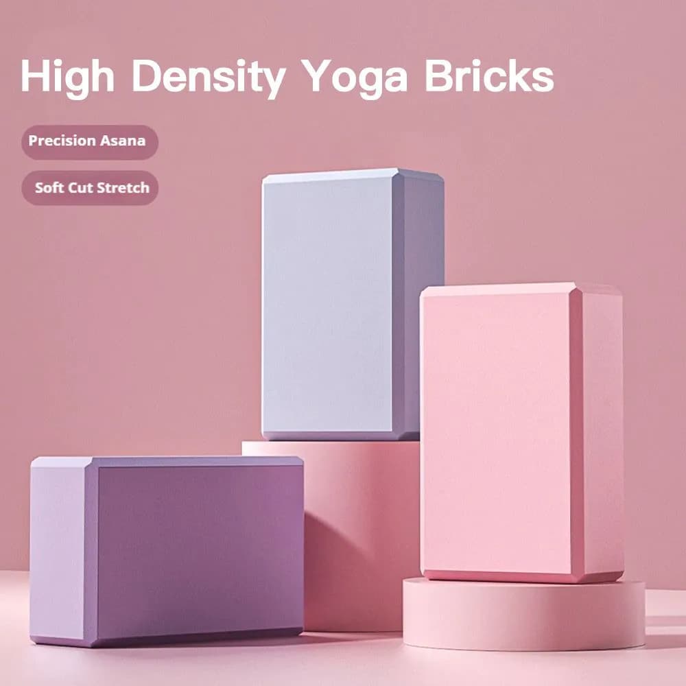 image-Yoga Bricks Gym Blocks Foam Brick Training Exercise Fitness Tool Yoga Bolster Pillow Cushion Stretching Body Shaping Blocks