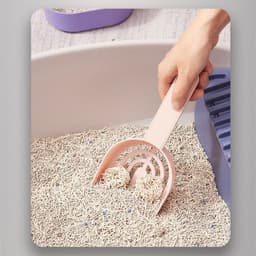image-Cat Litter Scoop Self-cleaning Cat Litter Box Shovel Kitty Litter Scoop For Sandbox Kitty Litter Tray Shovel Poop Cats Supplies