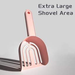 image-Cat Litter Scoop Self-cleaning Cat Litter Box Shovel Kitty Litter Scoop For Sandbox Kitty Litter Tray Shovel Poop Cats Supplies