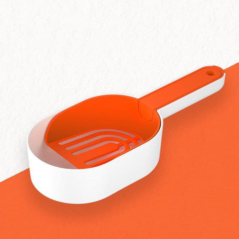image-Cat Litter Scoop Self-cleaning Cat Litter Box Shovel Kitty Litter Scoop For Sandbox Kitty Litter Tray Shovel Poop Cats Supplies