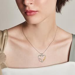 image-Ring Holder Pendant Necklace Love Nurse Stethoscope Jewelry Gift