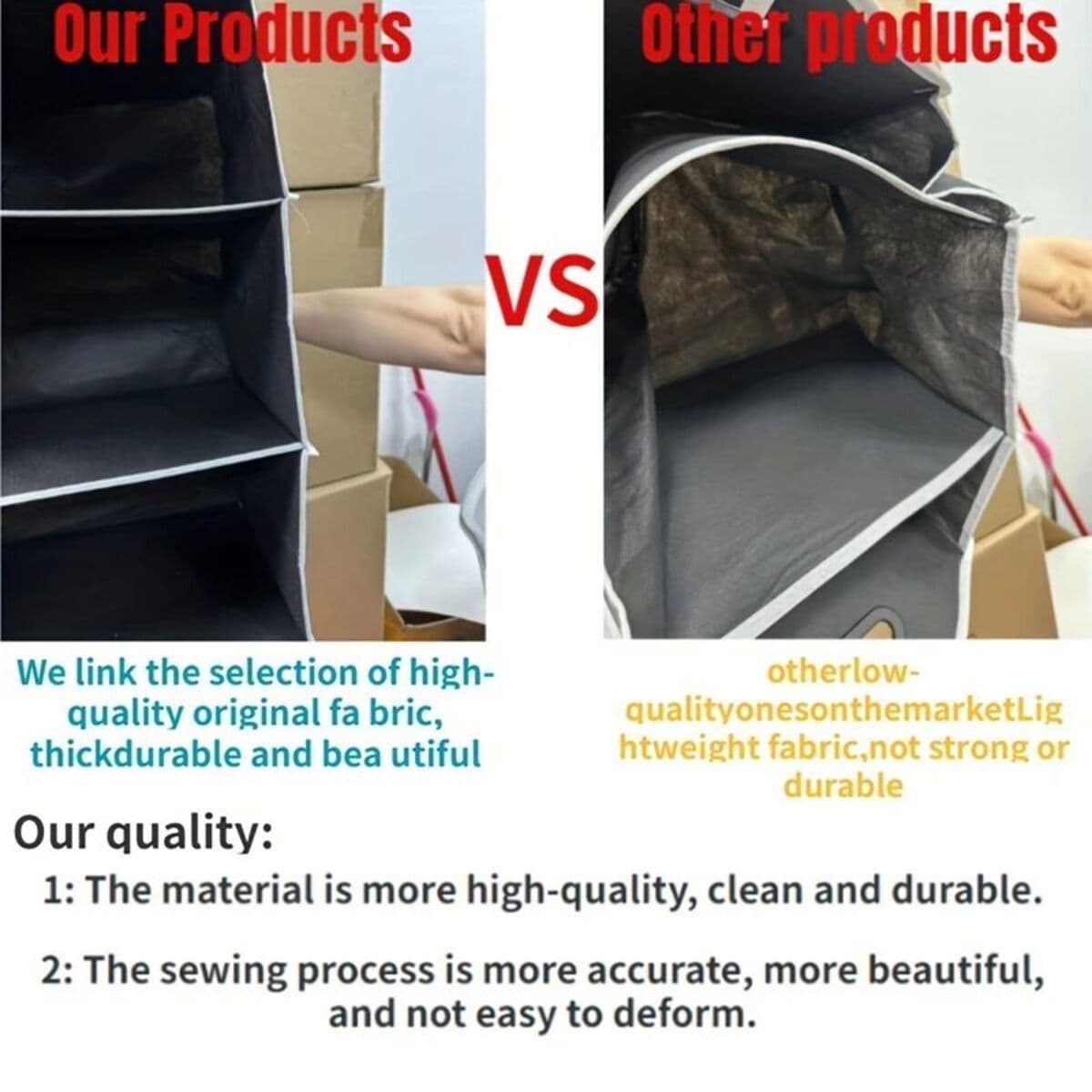 image-Car Multi-Pocket Trunk Organizer Large Capacity Folding Storage Bag Trunk Stowing And Tidying Trunk Organizer Car Accessories