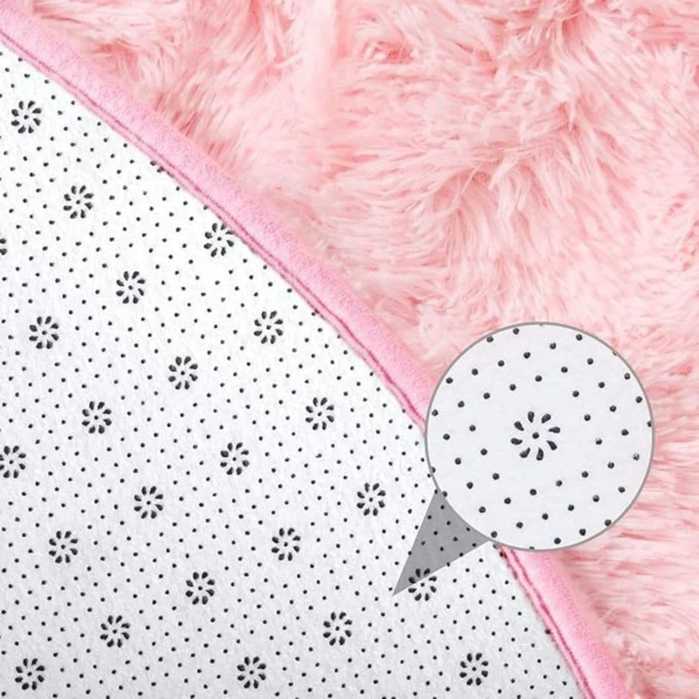 image-Super Soft Plush Round Rug Mat Fluffy White Carpets For Living Room Home Decor Bedroom Kid Room Decoration Salon Thick Pile Rug