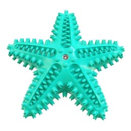 image-Dog Toys For Large Dogs Tooth Cleaning Chew Funny Interactive Training Starfish Toy Accessories Squeaky Toys TPR Toys
