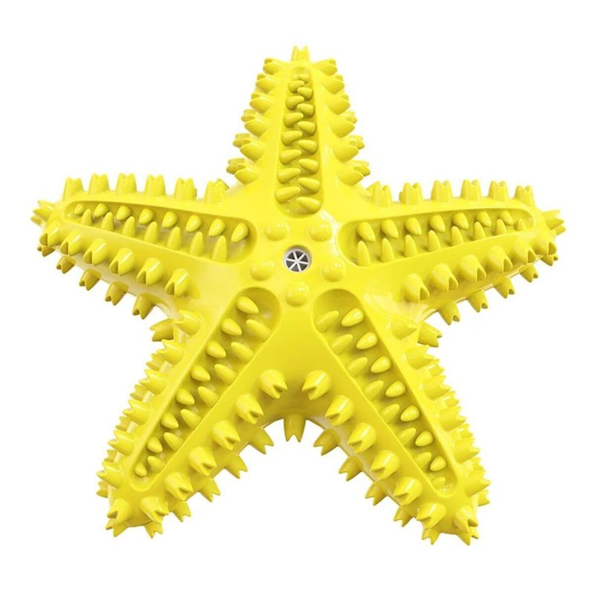image-Dog Toys For Large Dogs Tooth Cleaning Chew Funny Interactive Training Starfish Toy Accessories Squeaky Toys TPR Toys