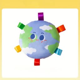 image-Cartoon Plush Flying Disc Toy Dog For Outdoor Play, Bite-resistant Pet Dog Toy Supplies Dog Training Flying Discs Outdoor Playing Disk Flyer