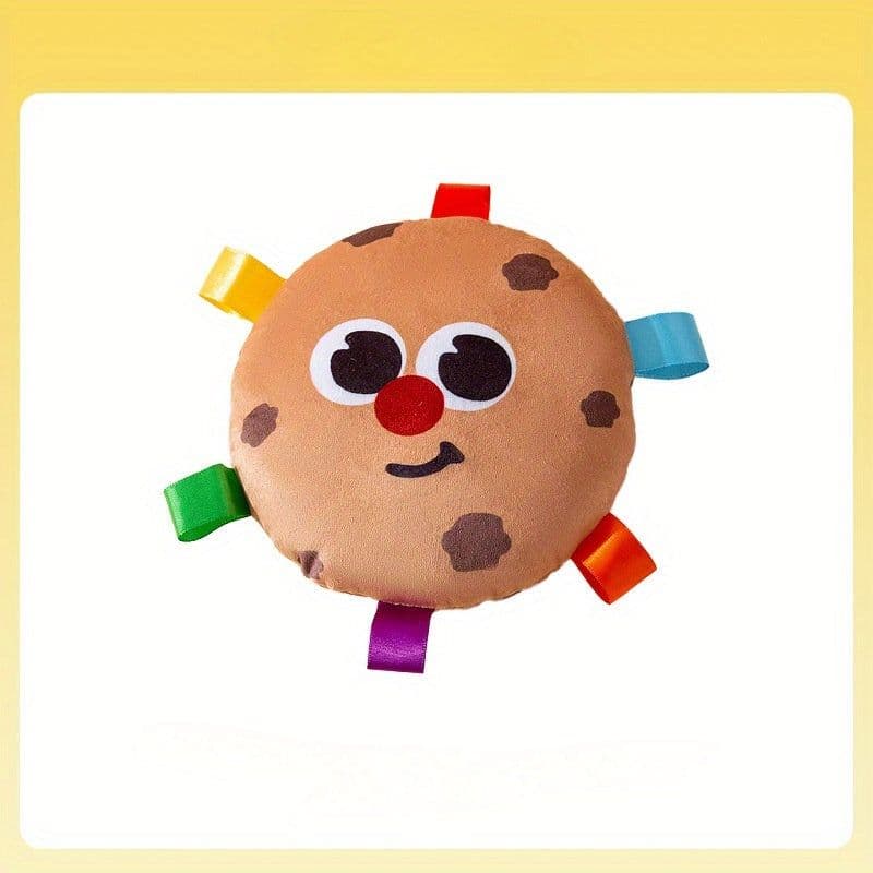 image-Cartoon Plush Flying Disc Toy Dog For Outdoor Play, Bite-resistant Pet Dog Toy Supplies Dog Training Flying Discs Outdoor Playing Disk Flyer