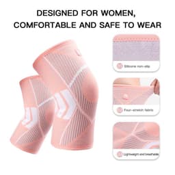 image-Knee Braces For Knee Pain In Women And Men, Knee Compression Sleeves For Joint Pain Relief, Arthritis, Injury Recovery, Meniscus Tear, Knee Pain