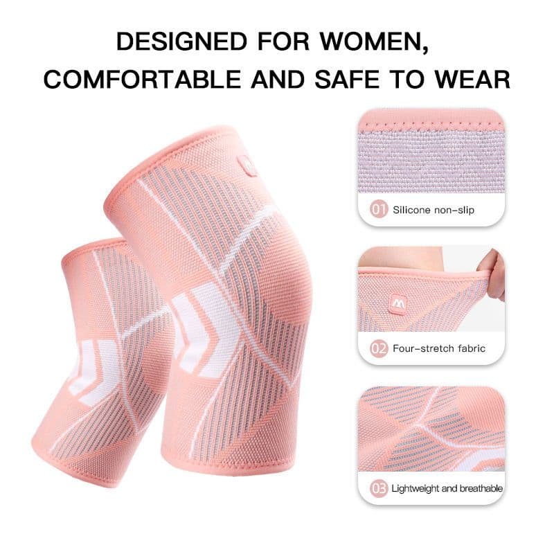 image-Knee Braces For Knee Pain In Women And Men, Knee Compression Sleeves For Joint Pain Relief, Arthritis, Injury Recovery, Meniscus Tear, Knee Pain