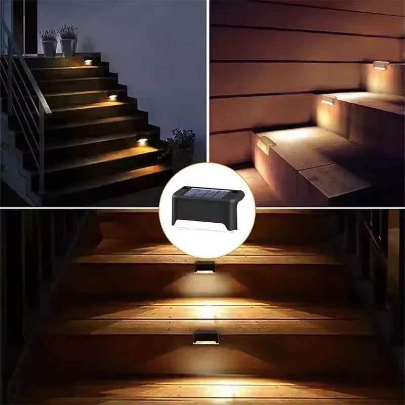 image-4 Solar LED Bright Deck Lights Outdoor Garden Patio Railing Decks Path Lighting Outdoor Garden Light Deck Lamp Solar Stairs Light
