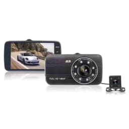 image-HD Night Vision Driving Motion Detection Front And Rear Recorder