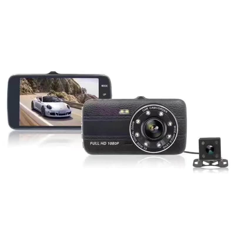 image-HD Night Vision Driving Motion Detection Front And Rear Recorder