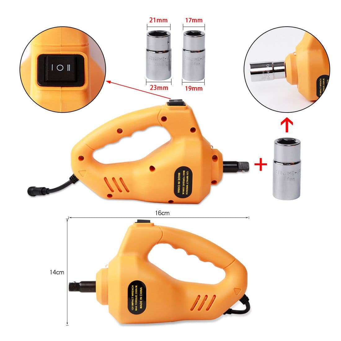 image-Car Electric Jack Car Jack Set With Electric Wrench