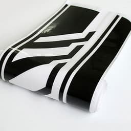 image-Striped Personality Car Decal Car Body Sticker Garland