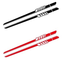 image-Striped Personality Car Decal Car Body Sticker Garland