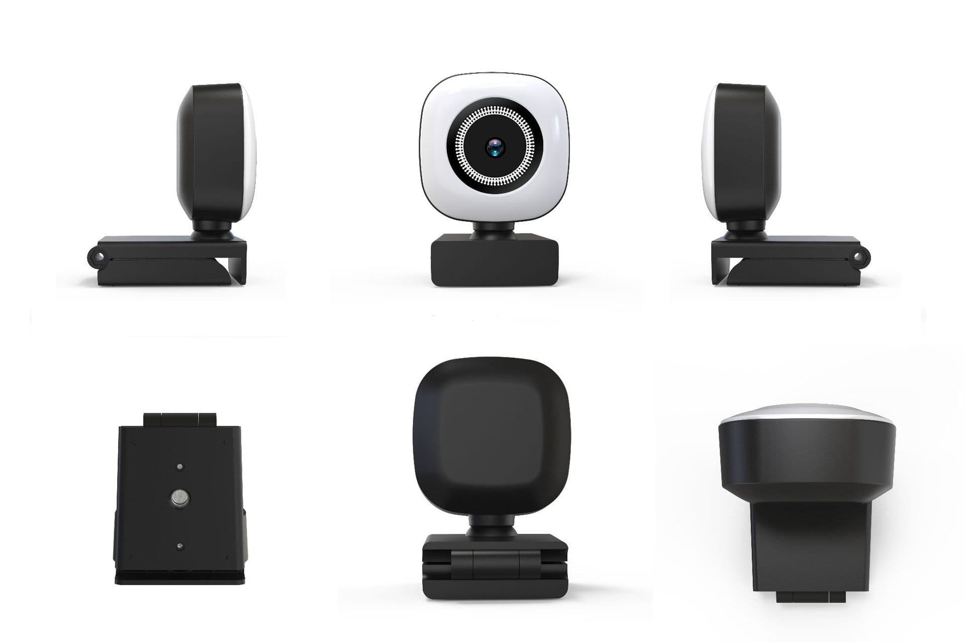 image-New Private Model 4K Live Broadcast Beauty Light Supplement Computer Camera Usb Video Hd Webcam