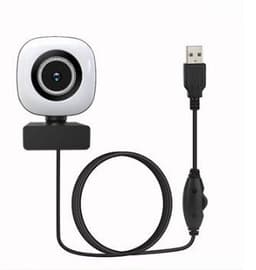 image-New Private Model 4K Live Broadcast Beauty Light Supplement Computer Camera Usb Video Hd Webcam