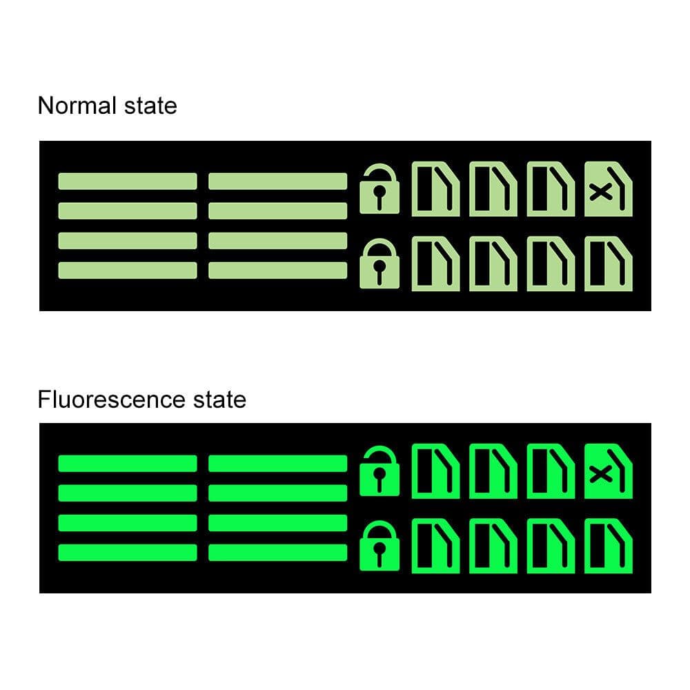 image-Car Window Luminous Key Sticker