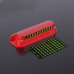 image-Luminous Car Temporary Parking Card Car Sticker Car Air Freshener Phone Number Card Plate Car Accessories Universal Car Stickers