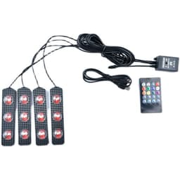 image-Foot Soles Full Of Stars LED Atmosphere Light Car Wireless Atmosphere Sound