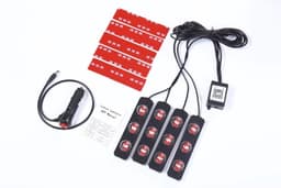 image-Foot Soles Full Of Stars LED Atmosphere Light Car Wireless Atmosphere Sound