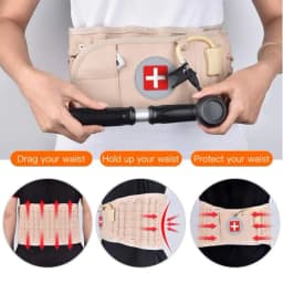 image-Waist Air Traction Brace Belt Spinal Lumbar Support Back