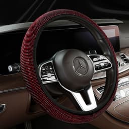 image-Steering Wheel Cover Diamond-studded Summer Without Inner Ring Full