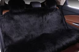 image-All-inclusive Car Seat Cover Plush Cushion Three-piece Cushion Universal Cushion Winter