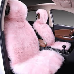 image-All-inclusive Car Seat Cover Plush Cushion Three-piece Cushion Universal Cushion Winter