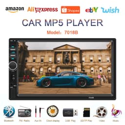 image-Mobile phone interconnection universal 7-inch dual spindle vehicle mp5