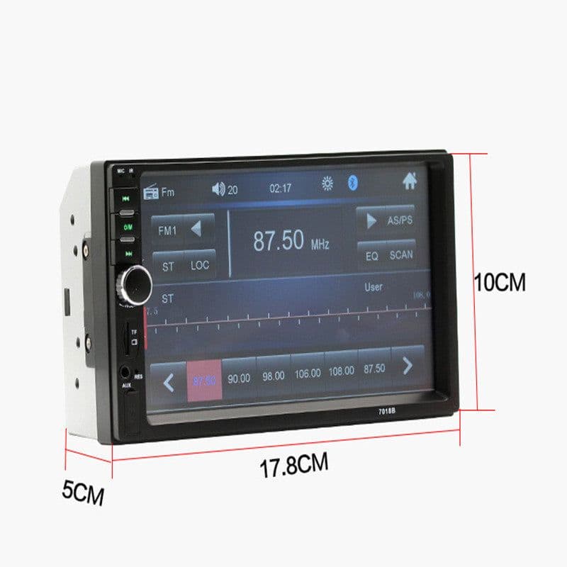 image-Mobile phone interconnection universal 7-inch dual spindle vehicle mp5