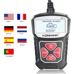 image-KW310 Car Diagnostic Scanner Scanner Barcode Reader Tool