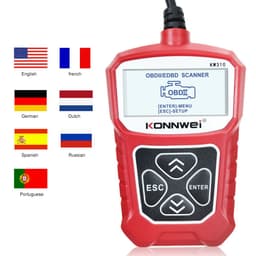 image-KW310 Car Diagnostic Scanner Scanner Barcode Reader Tool