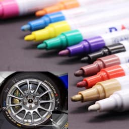 image-Colorful Waterproof Pen Car Tyre Tire Tread CD Metal Permanent Paint