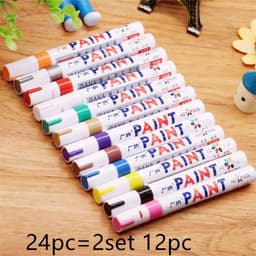 image-Colorful Waterproof Pen Car Tyre Tire Tread CD Metal Permanent Paint
