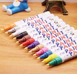 image-Colorful Waterproof Pen Car Tyre Tire Tread CD Metal Permanent Paint