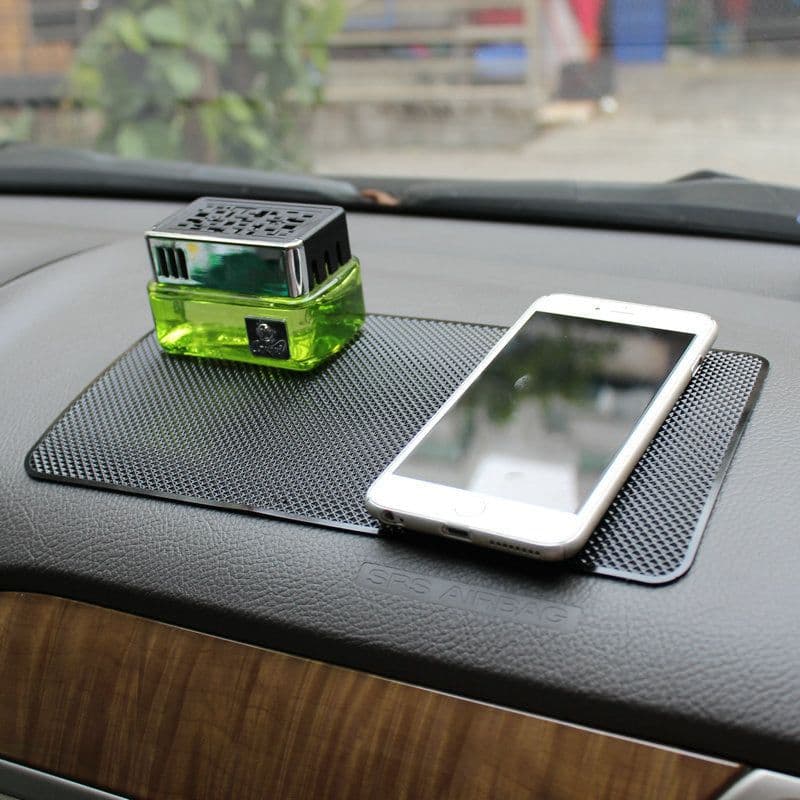 image-Car mat large mesh pattern Super sticky 180 degrees can not be summer sun pu spider ornaments storage mat