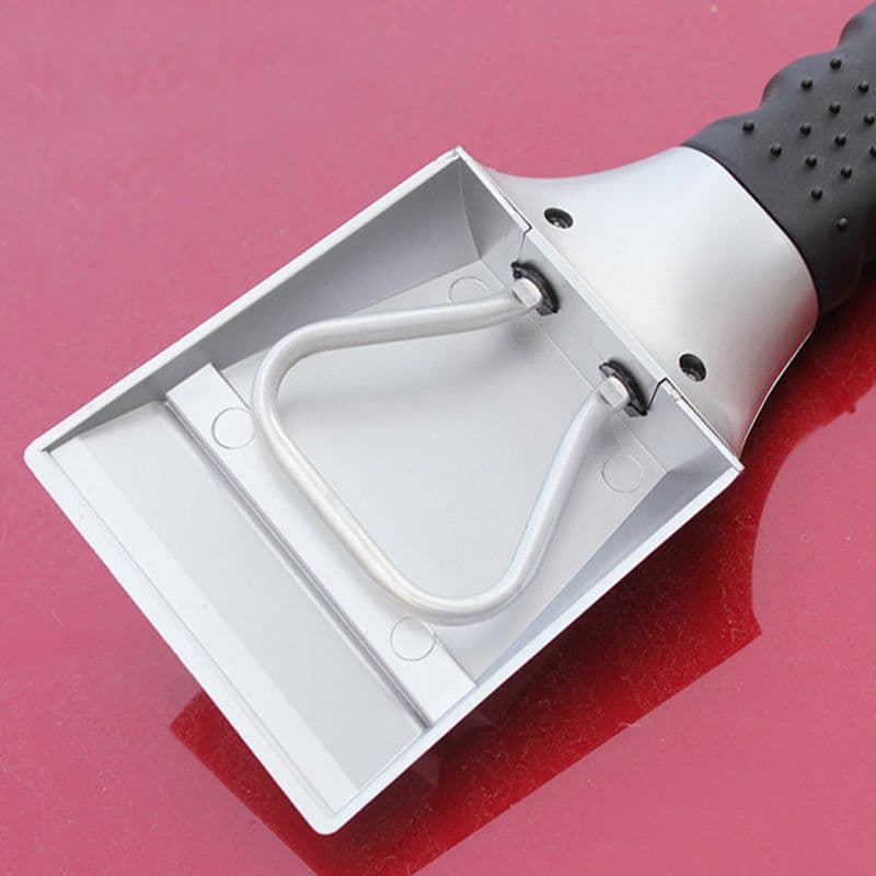 image-Heatable snow removal shovel for vehicle